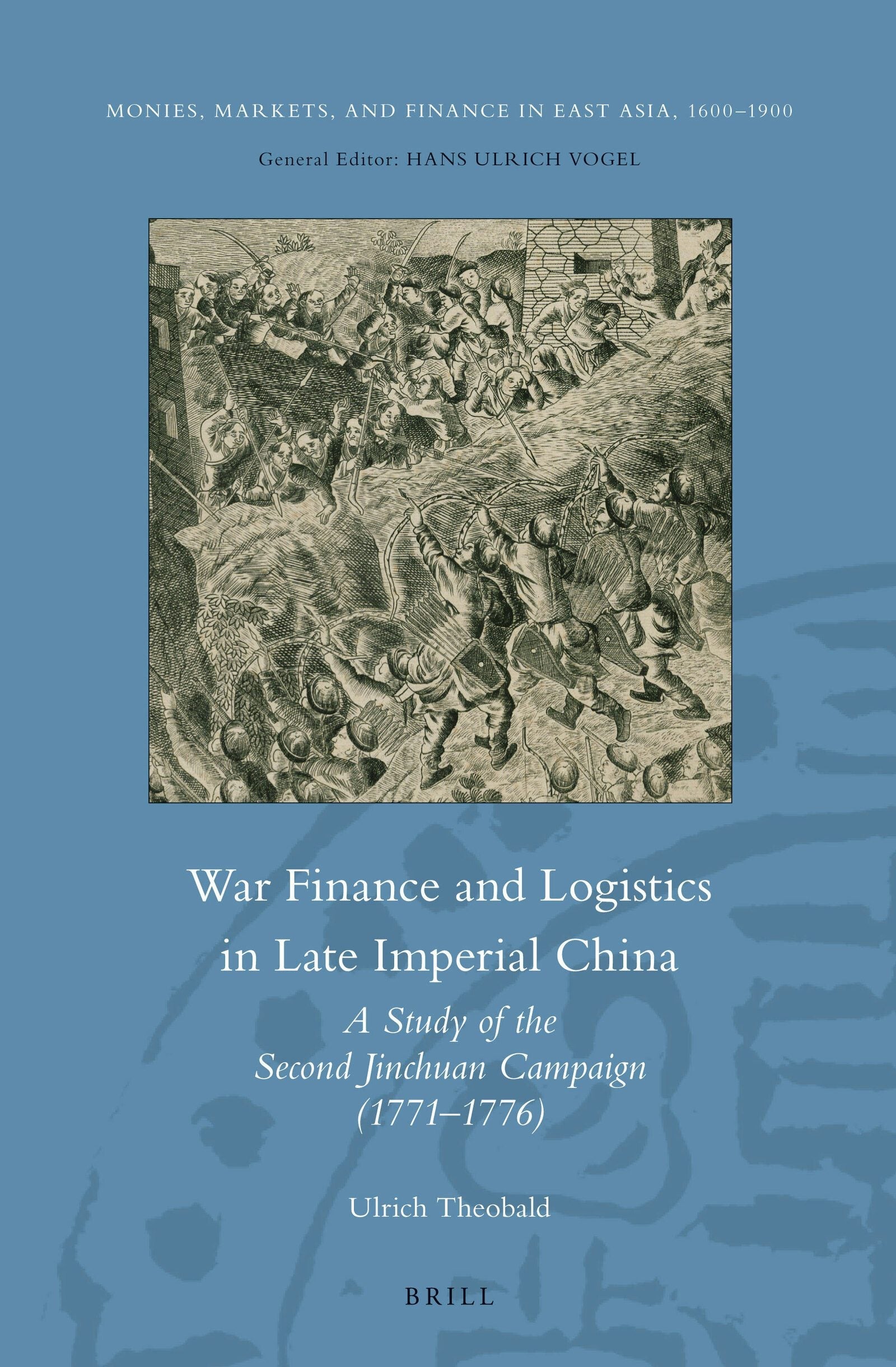 Book cover image for War Finance and Logistics in Late Imperial China ISBN: 9789004253100